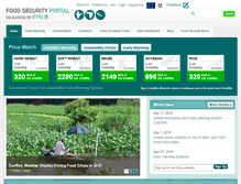 Tablet Screenshot of foodsecurityportal.org